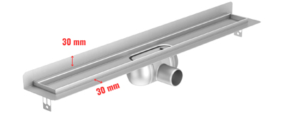  Aco shower trap and its dimensions