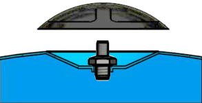 valve of the pressure tank (accumulator, hydrophore)