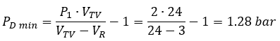 izplešanās tvertnes aprēķins formula 4